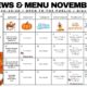 VFW Menu for November